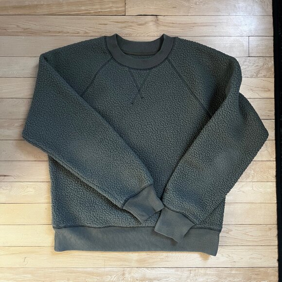 Everlane Fleece Boxy Crewneck - Picture 1 of 3